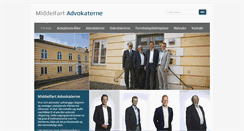 Desktop Screenshot of middelfartadvokaterne.dk